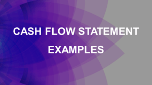 Cash Flow Statement Example Class 12