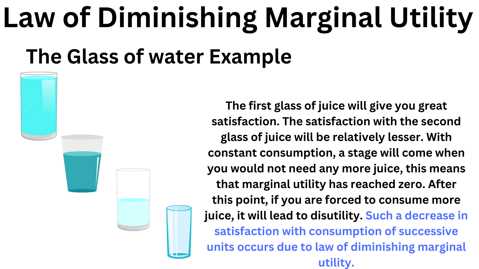 What Is A Diminishing Marginal Utility In Economics